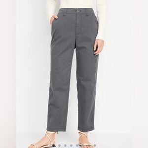 Old Navy | OG Chino XL high wasted gray pant elastic button front
